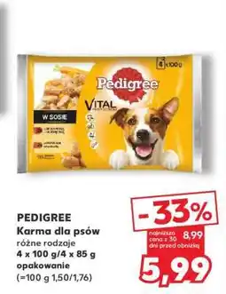 Kaufland PEDIGREE Karma dla psów różne rodzaje oferta