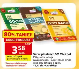 Auchan Ser w plastrach SM Mlekpol oferta