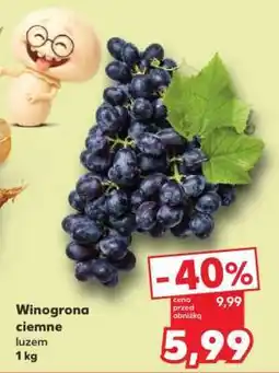 Kaufland Winogrona ciemne, luzem 1 kg oferta