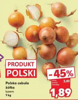 Kaufland Polska cebula żółta luzem 1 kg oferta