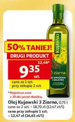Auchan Olej KUJAWSKI 3 ZIARNA oferta