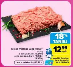 Carrefour MIĘSO MIELONE WIEPRZOWE oferta