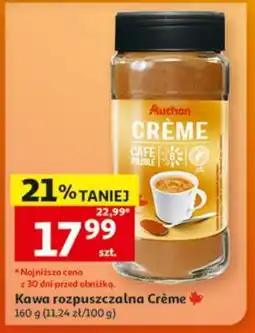 Auchan Auchan CRÈME CAFÉ SOLUBLE oferta