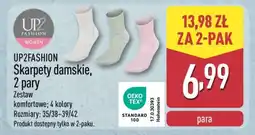 ALDI UP2FASHION Skarpety damskie, 2 pary oferta