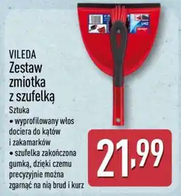 ALDI VILEDA Zestaw zmiotka z szufelką oferta