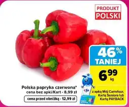 Carrefour Polska papryka czerwona oferta