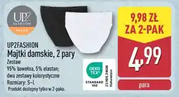 ALDI UP2FASHION Majtki damskie, 2 pary oferta