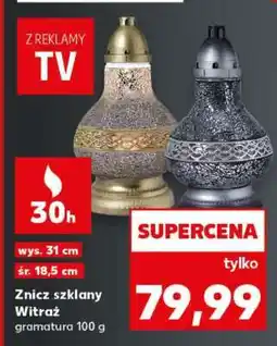 Kaufland Znicz szklany Witraż oferta