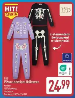 ALDI L&D Piżama dziecięca Halloween oferta
