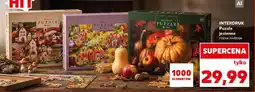 Kaufland INTERDRUK Puzzle jesienne różne rodzaje oferta