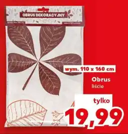 Kaufland Obrus liście oferta