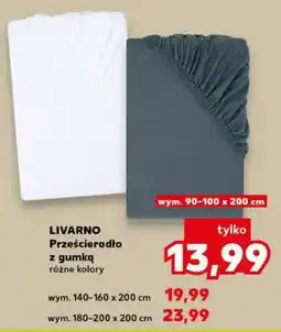 Kaufland LIVARNO Prześcieradło z gumką oferta