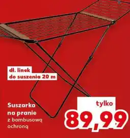 Kaufland Suszarka na pranie z bambusową ochroną oferta
