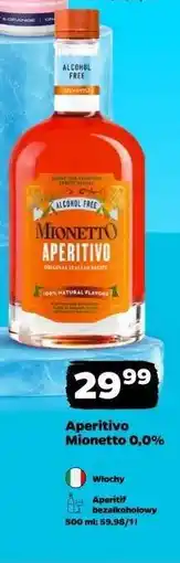 Netto Aperitivo Mionetto 0,0% oferta