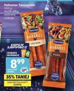 Delikatesy Centrum Kabanos Tarczyński oferta