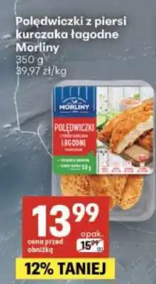 Delikatesy Centrum Polędwiczki z piersi kurczaka łagodne Morliny oferta