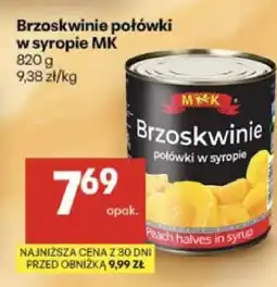 Delikatesy Centrum Brzoskwinie połówki w syropie MK oferta