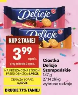 Delikatesy Centrum Ciastka Delicje Szampańskie oferta