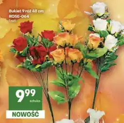 Delikatesy Centrum Bukiet 9 róż 48 cm oferta