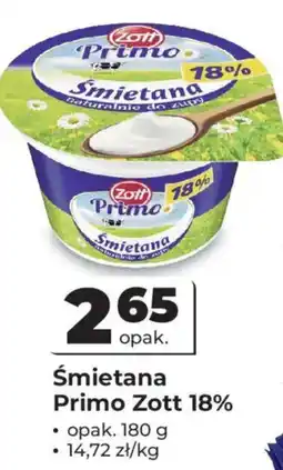 Odido Śmietana Primo Zott 18% oferta