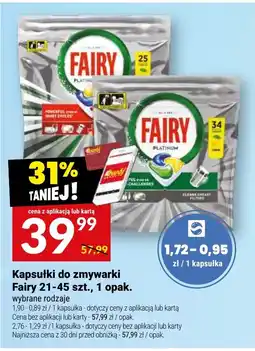 Twój Market Kapsułki do zmywarki Fairy oferta