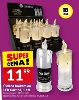 Twój Market Świeca brokatowa LED Cortina oferta