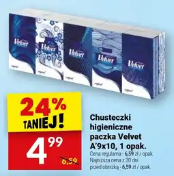 Twój Market Chusteczki higieniczne Velvet oferta