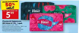 Twój Market Chusteczki higieniczne 3W Velvet A'120 oferta