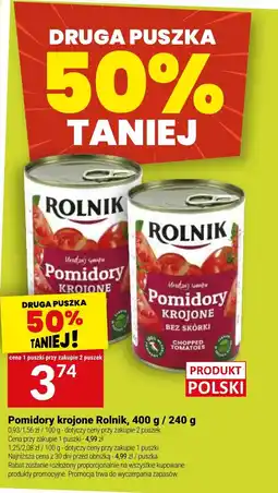 Twój Market Pomidory Krojone Rolnik oferta