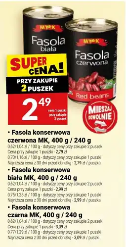 Twój Market Fasola konserwowa czerwona MK oferta