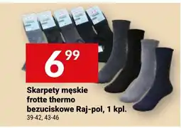 Twój Market Skarpety męskie frotte thermo bezuciskowe Raj-pol oferta