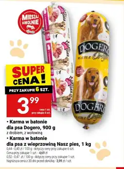 Twój Market Karma w batonie dla psa Dogero oferta