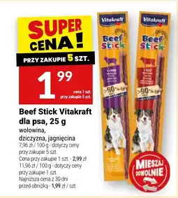 Twój Market Beef Stick Vitakraft oferta