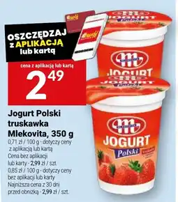 Twój Market Jogurt Polski truskawka Mlekovita oferta