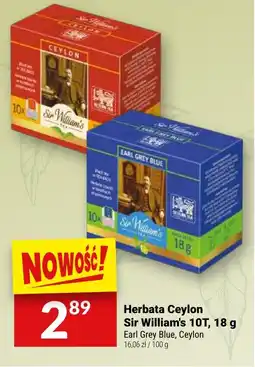 Twój Market Herbata Ceylon Sir William's 10T oferta