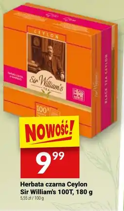 Twój Market Herbata czarna Ceylon Sir William's 100T oferta