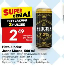 Twój Market Piwo Złocisz Jasne Mocne oferta