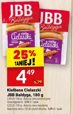 Twój Market Kiełbasa Cielaszki JBB Bałdyga oferta