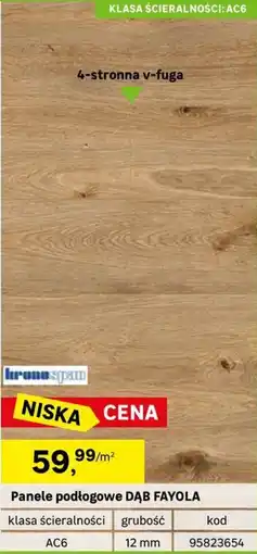 Leroy Merlin Panele podłogowe DĄB FAYOLA oferta