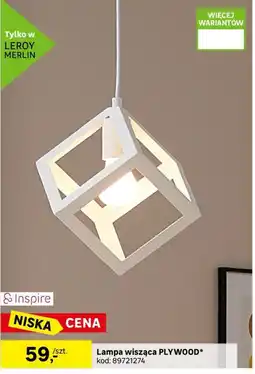 Leroy Merlin Lampa wisząca PLYWOOD* oferta