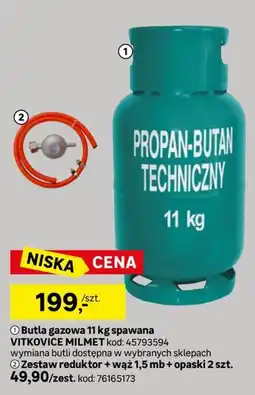 Leroy Merlin Butla gazowa 11 kg spawana VITKOVICE MILMET oferta