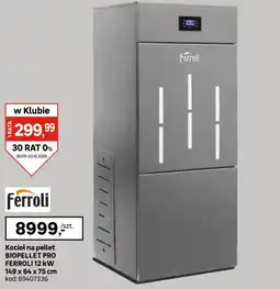 Leroy Merlin Kocioł na pellet BIOPELLET PRO FERROLI 12 kW oferta