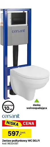 Leroy Merlin Zestaw podtynkowy WC DELFI oferta
