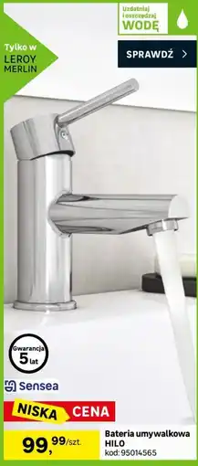 Leroy Merlin Bateria umywalkowa HILO oferta