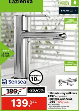 Leroy Merlin Bateria umywalkowa EASY oferta