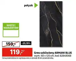Leroy Merlin Gres szkliwiony ARMANI BLUE oferta