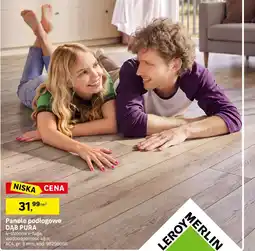 Leroy Merlin Panele podłogowe dab pura oferta