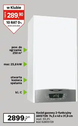 Leroy Merlin Kocioł gazowy 2-funkcyjny ARISTON oferta