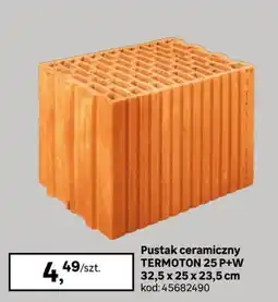 Leroy Merlin Pustak ceramiczny TERMOTON 25 P+W oferta