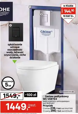 Leroy Merlin Zestaw podtynkowy WC VORTEX oferta